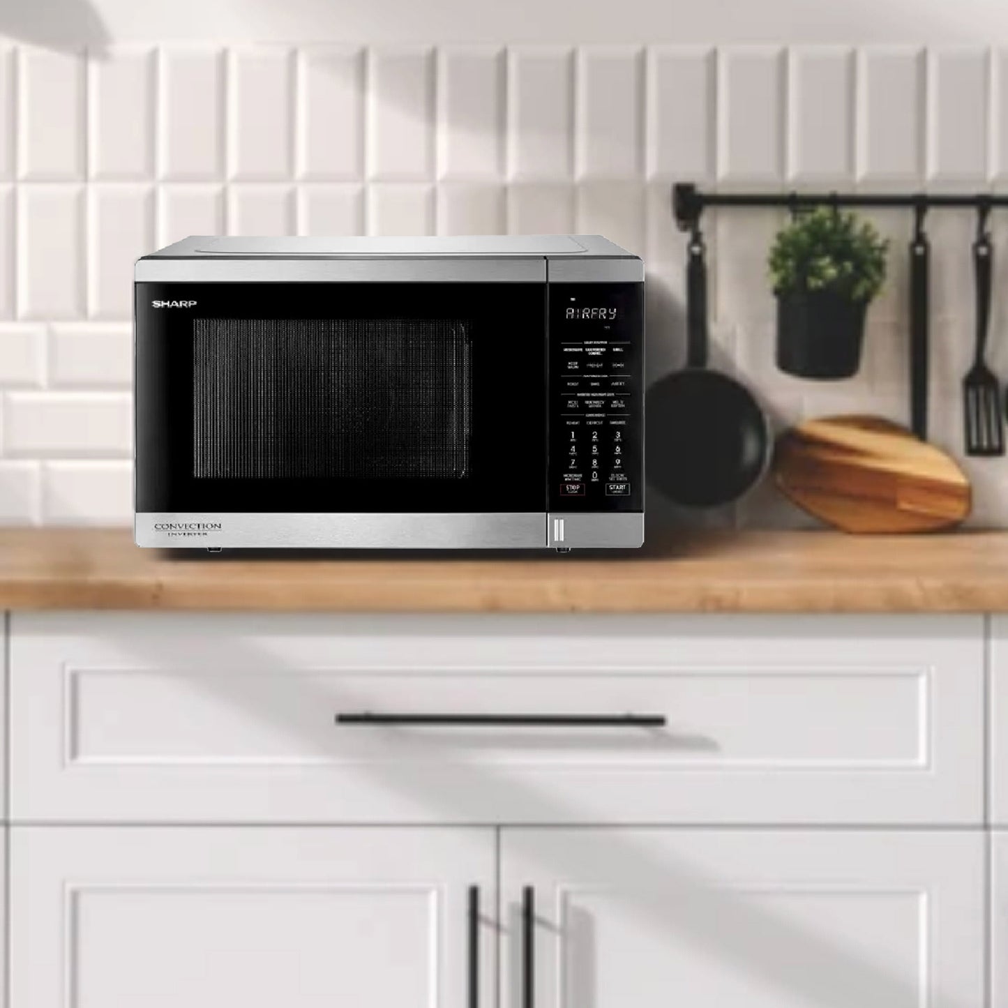 Sharp R321CAFST 32L Airfry Convection Grill Microwave Oven Stainless Steel