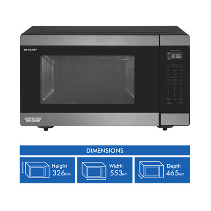 Sharp 36L PRO AIRFRY CONVECTION GRILL MICROWAVE OVEN INVERTER 1000W