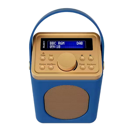 Majority Shelford FM DAB+ Radio Dual Alarm Bluetooth Award Winning - MN BLUE
