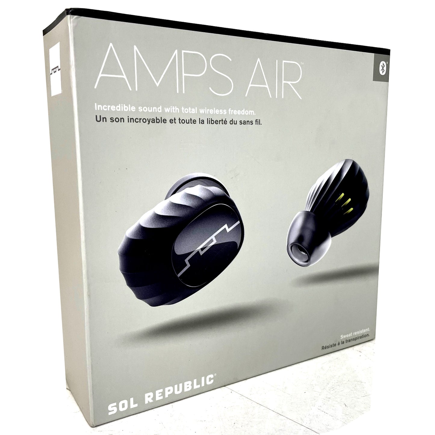 Special Offer - Sol Republic Truly Wireless Amps Air Bluetooth Earbuds Earphones Black EP1190BK