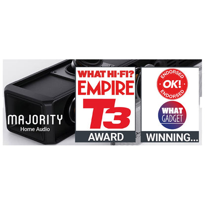 Majority Atlas Portable TV PC Soundbar Award Winnning USB 5V Bluetooth Caravan