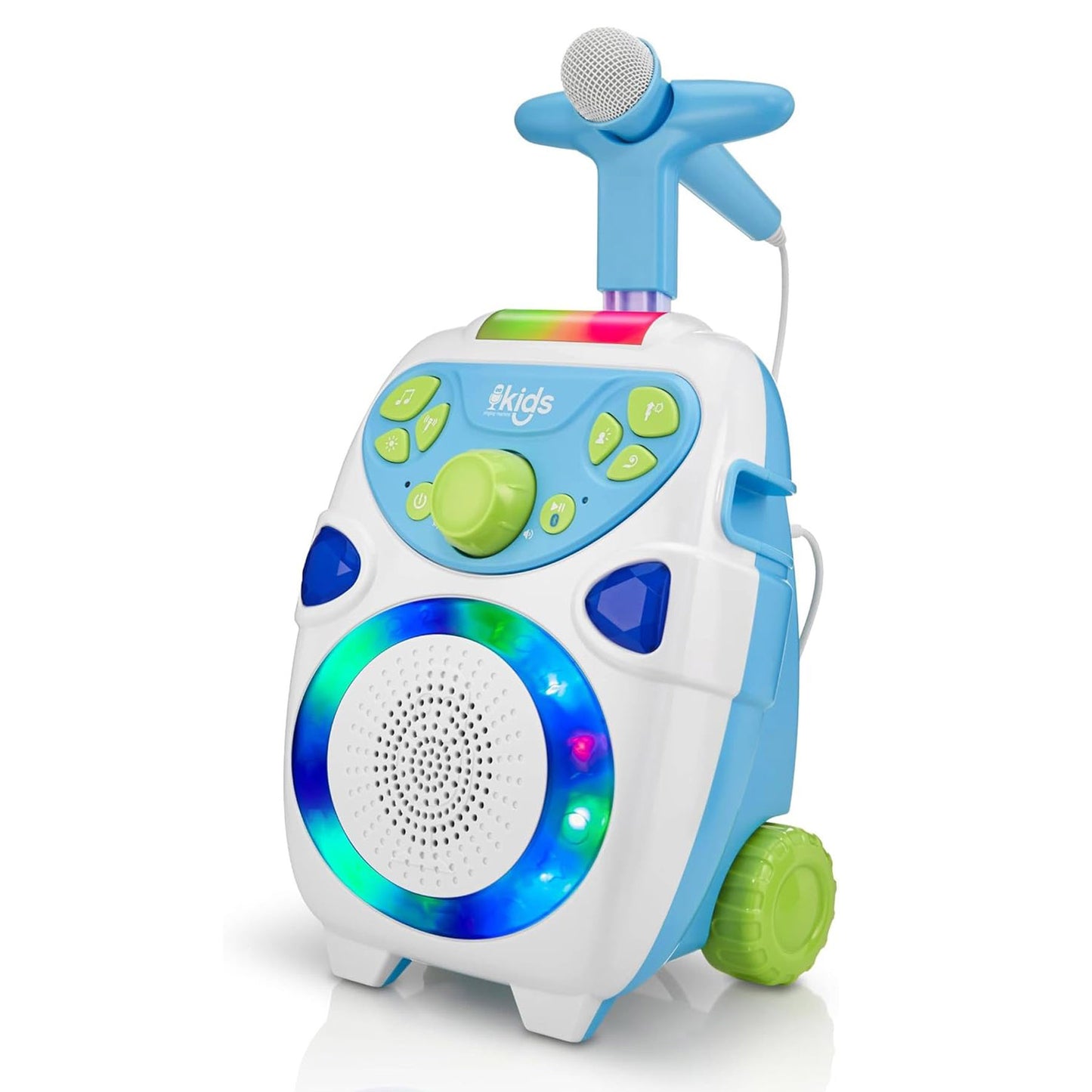 Special Offer - Singing Machine My First Kids Bluetooth Karaoke Speaker with Mic Light Show