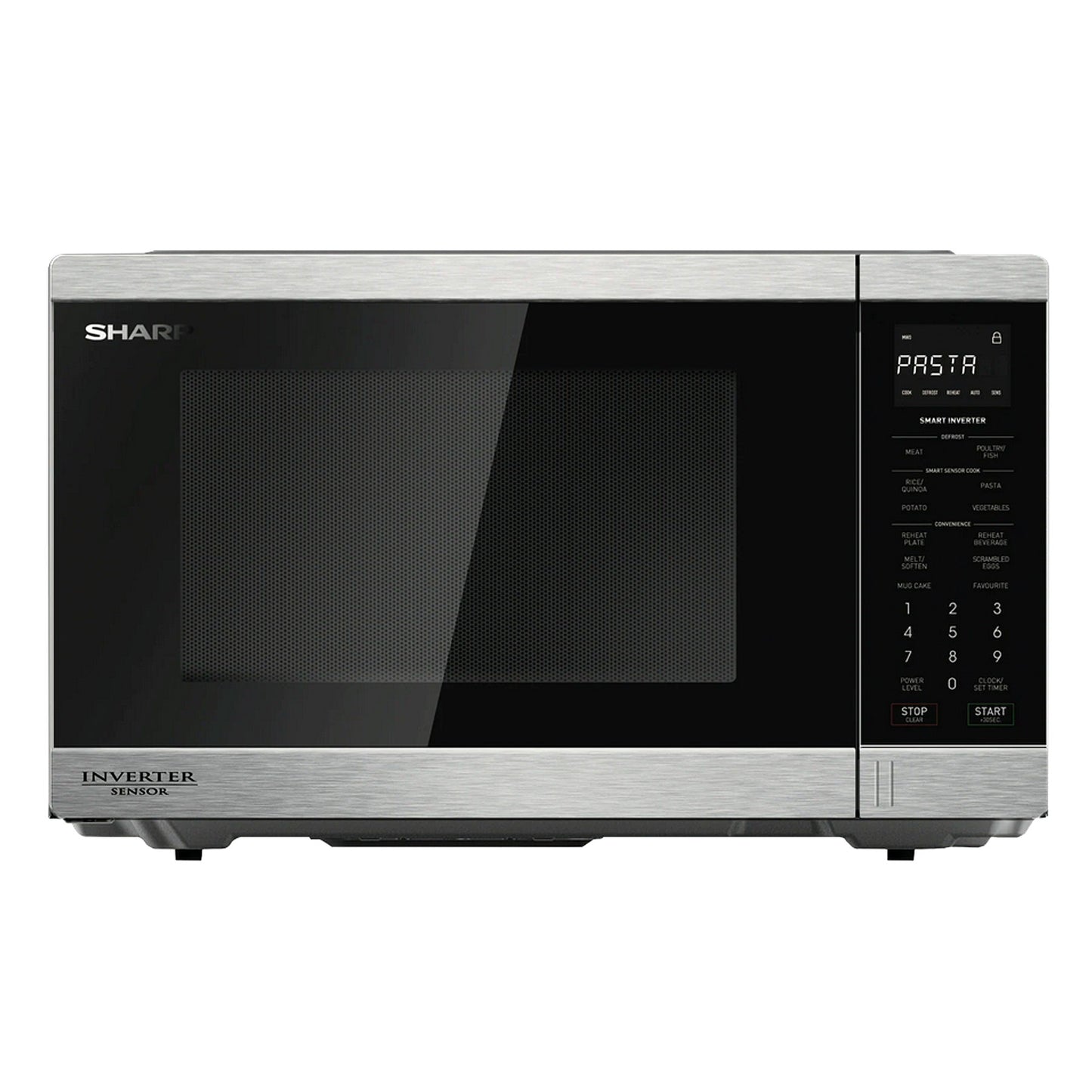 Sharp 34L Smart Inverter Microwave Oven with Inverter & Sensor Stainless Steel R395EST