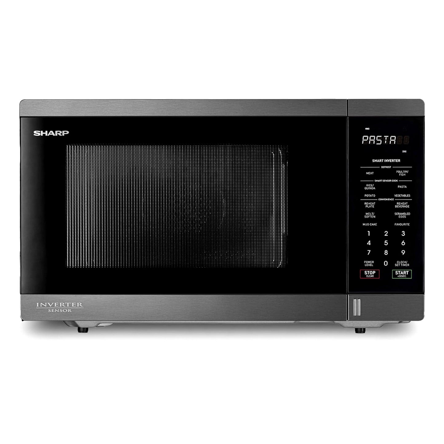 Sharp 34L Smart Inverter Microwave Oven with Inverter & Sensor Stainless Steel R395EBS