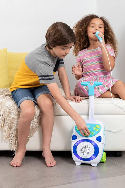 Special Offer - Singing Machine My First Kids Bluetooth Karaoke Speaker with Mic Light Show