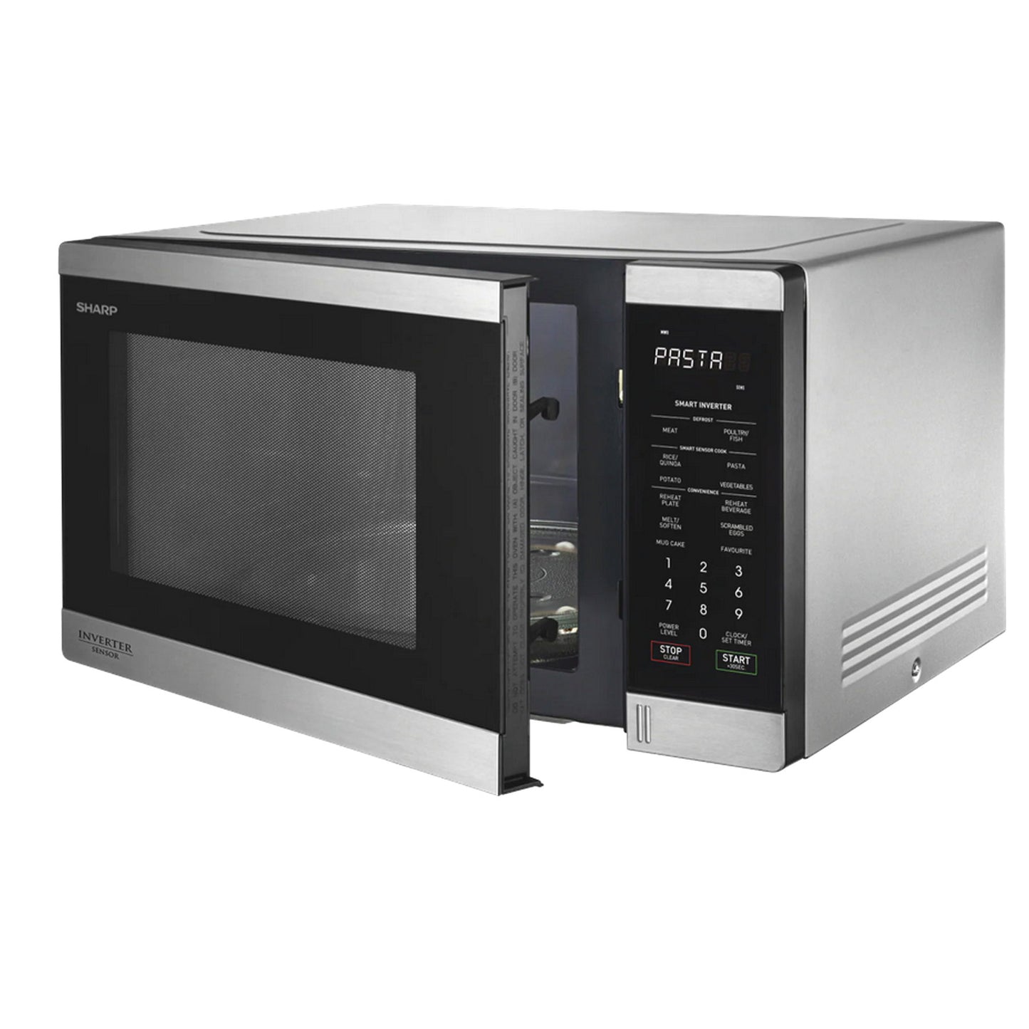 Sharp 34L Smart Inverter Microwave Oven with Inverter & Sensor Stainless Steel R395EST