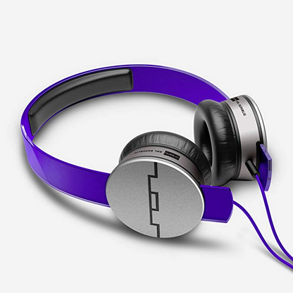 SOL Republic Tracks HD High Def V10 Headphones On Ear Wired Purple