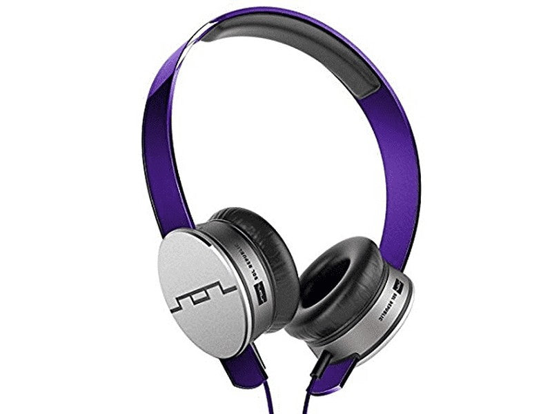 SOL Republic Tracks HD High Def V10 Headphones On Ear Wired Purple