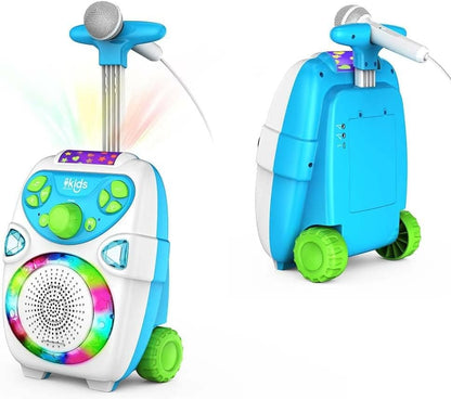 Special Offer - Singing Machine My First Kids Bluetooth Karaoke Speaker with Mic Light Show