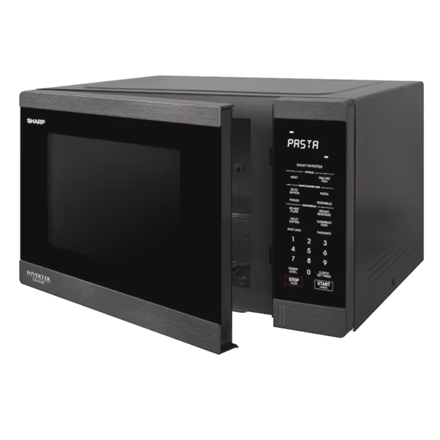 Sharp 34L Smart Inverter Microwave Oven with Inverter & Sensor Stainless Steel R395EBS