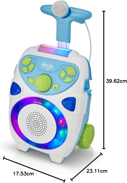 Special Offer - Singing Machine My First Kids Bluetooth Karaoke Speaker with Mic Light Show
