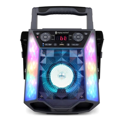 Singing Machine Shine Duets Karaoke Machine Twin Mics Voice Change Bluetooth