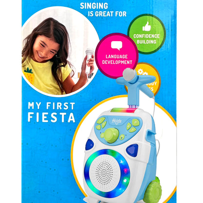 Special Offer - Singing Machine My First Kids Bluetooth Karaoke Speaker with Mic Light Show