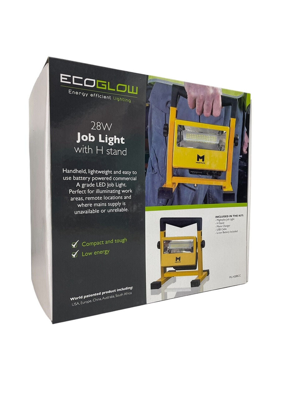 Mightylite 28w Cordless Rechargeable LED Job Work Light Floodlight Drop Resistant