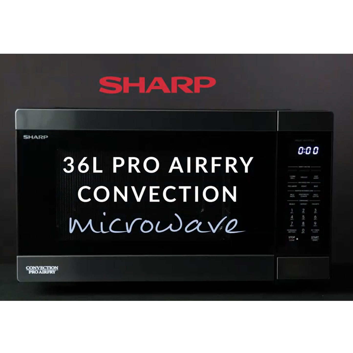 Sharp 36L PRO AIRFRY CONVECTION GRILL MICROWAVE OVEN INVERTER 1000W