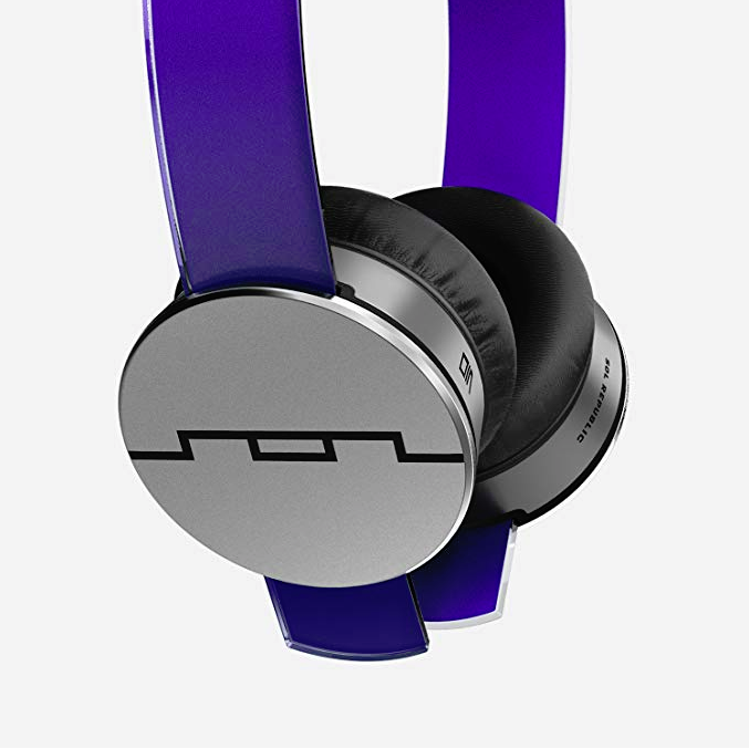 SOL Republic Tracks HD High Def V10 Headphones On Ear Wired Purple