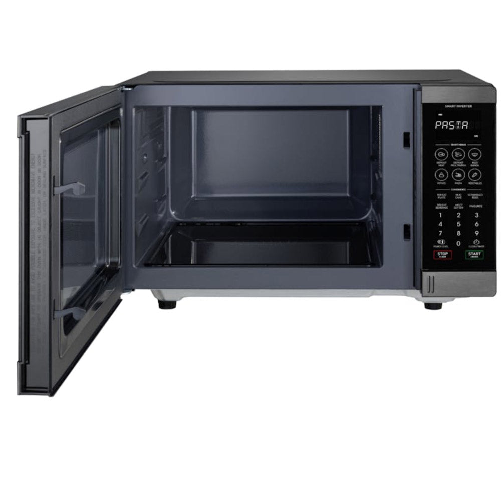 Sharp 32L 1200w Flatbed Microwave Oven Black Stainless Steel SM327FHBS
