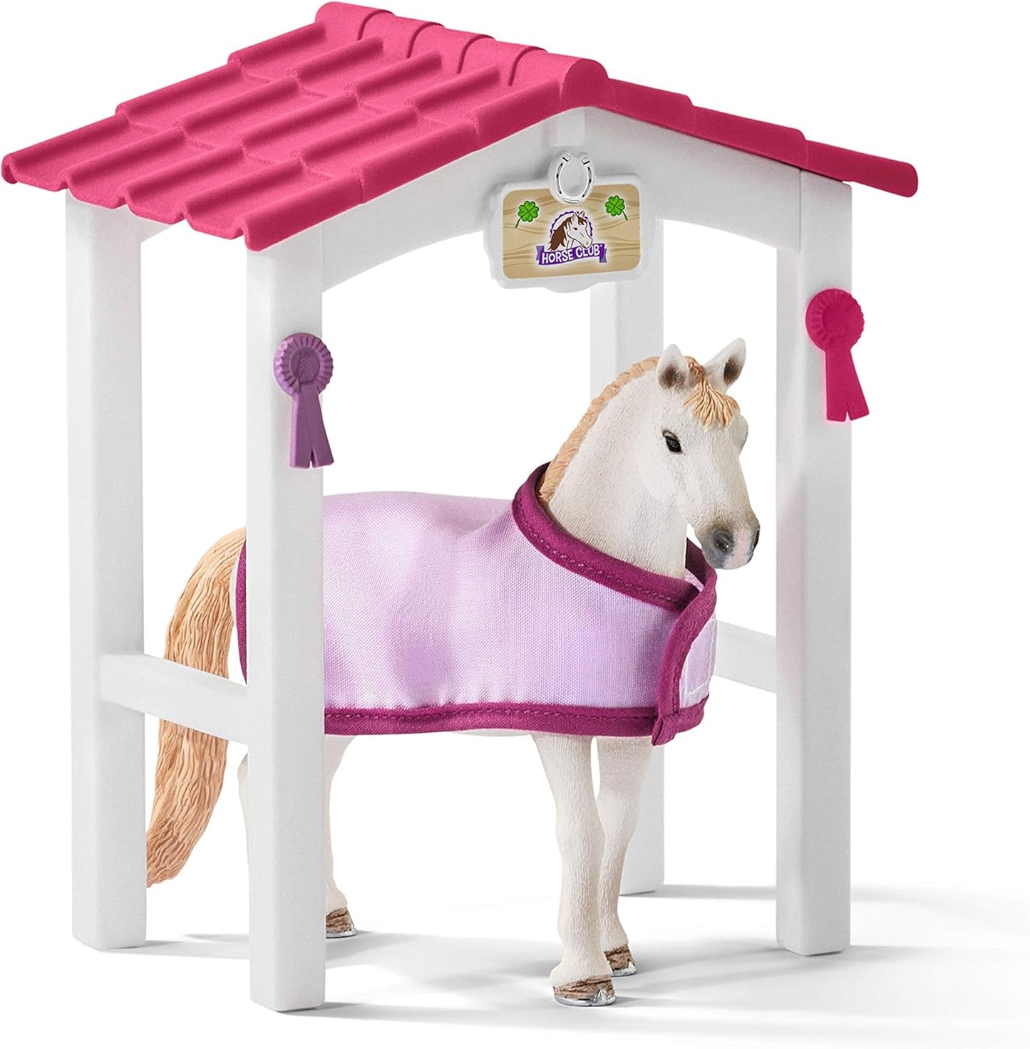 Schleich Horse Club Horse Stall with Luistano Mare Playset 42368 5+