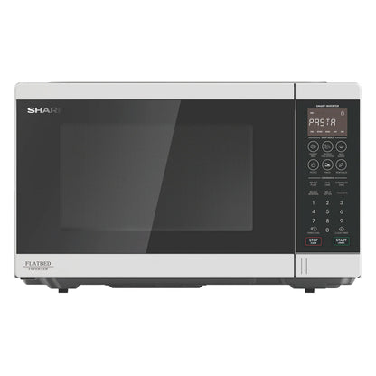 Sharp 32L 1200w Flatbed Inverter Microwave Oven White SM327FHW
