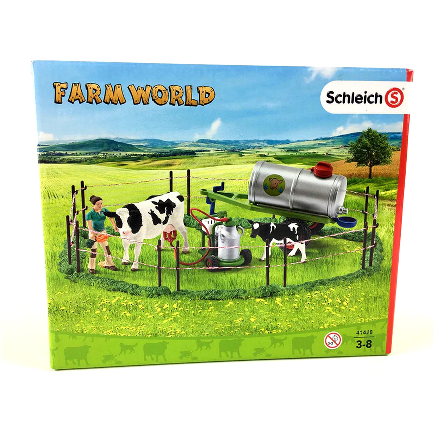 Schleich Farm World Cow Family On The Pasture Figure Play Set SC 41428