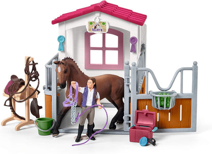 Schleich Horse Club Horse Stall Wash Area - Horse and Figure included 42404 5+