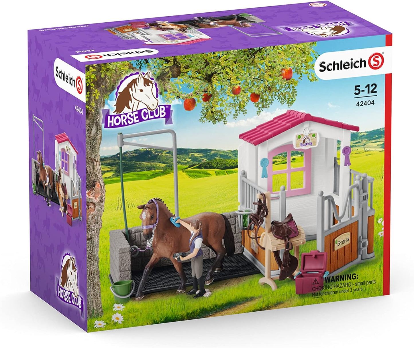 Schleich Horse Club Horse Stall Wash Area - Horse and Figure included 42404 5+