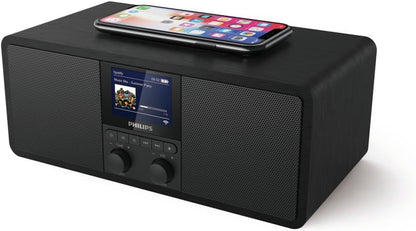 Philips TAR8805 Digital Internet Spotify Radio with Alarm Wireless Phone Charger Bluetooth