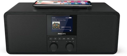 Philips TAR8805 Digital Internet Spotify Radio with Alarm Wireless Phone Charger Bluetooth