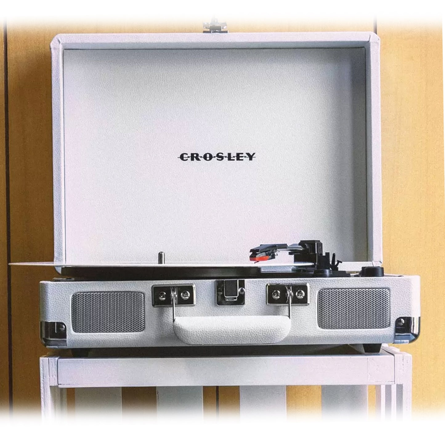 Crosley Cruiser Plus Bluetooth Turntable 3 Speed White Sand