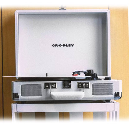 Crosley Cruiser Plus Bluetooth Turntable 3 Speed White Sand