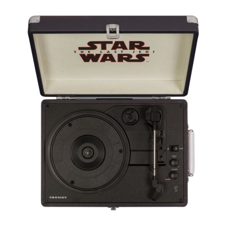 Limited Edition Star Wars Last Jedi Crosley Cruiser Turntable Record Player 3 Speed Bluetooth