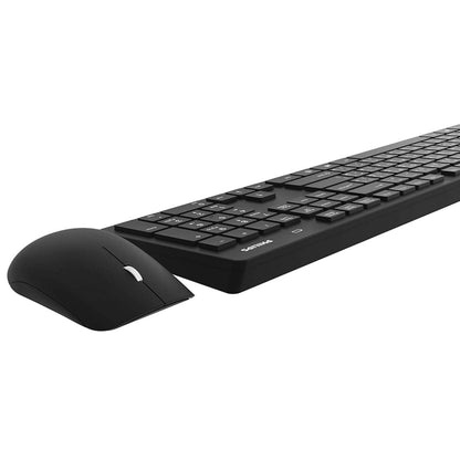Philips Ergonomic Keyboad and Mouse Set Combo 2.4Ghz Wireless Efficient Work Office C602