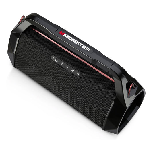 Special Offer - Monster Big Sound Street Boombox Portable Bluetooth Speaker Waterproof USB Rechargeable