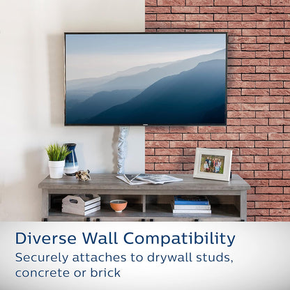 Philips 40 - 100 inch Universal Tilt TV Wall Mount 45kg VESA 600 x 400 800 x 400 Flat Curved Screen