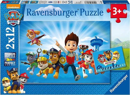 Ravensburger 2x 12pc Children Puzzle Set Paw Patrol and Ryder 3+ 07586