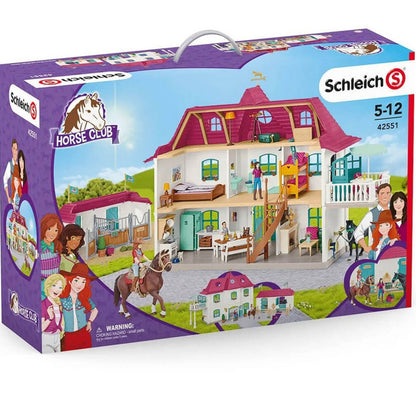 Schleich Horse Club Large Lakeside Country House and Stable inc Figures and Furniture 42551