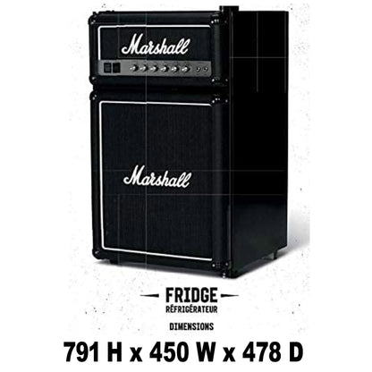 Marshall Authentic 92 Litre Fridge Black Edition Bar Studio Drink Fridge