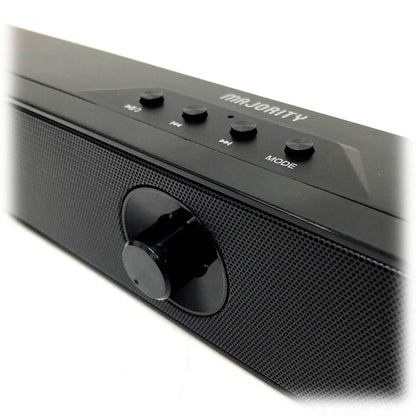 Majority Atlas Portable TV PC Soundbar Award Winnning USB 5V Bluetooth Caravan