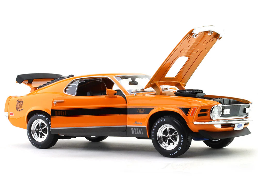 Maisto 1:18 Ford Mustang Mach 1 1970 Orange SE edition