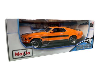 Maisto 1:18 Ford Mustang Mach 1 1970 Orange SE edition