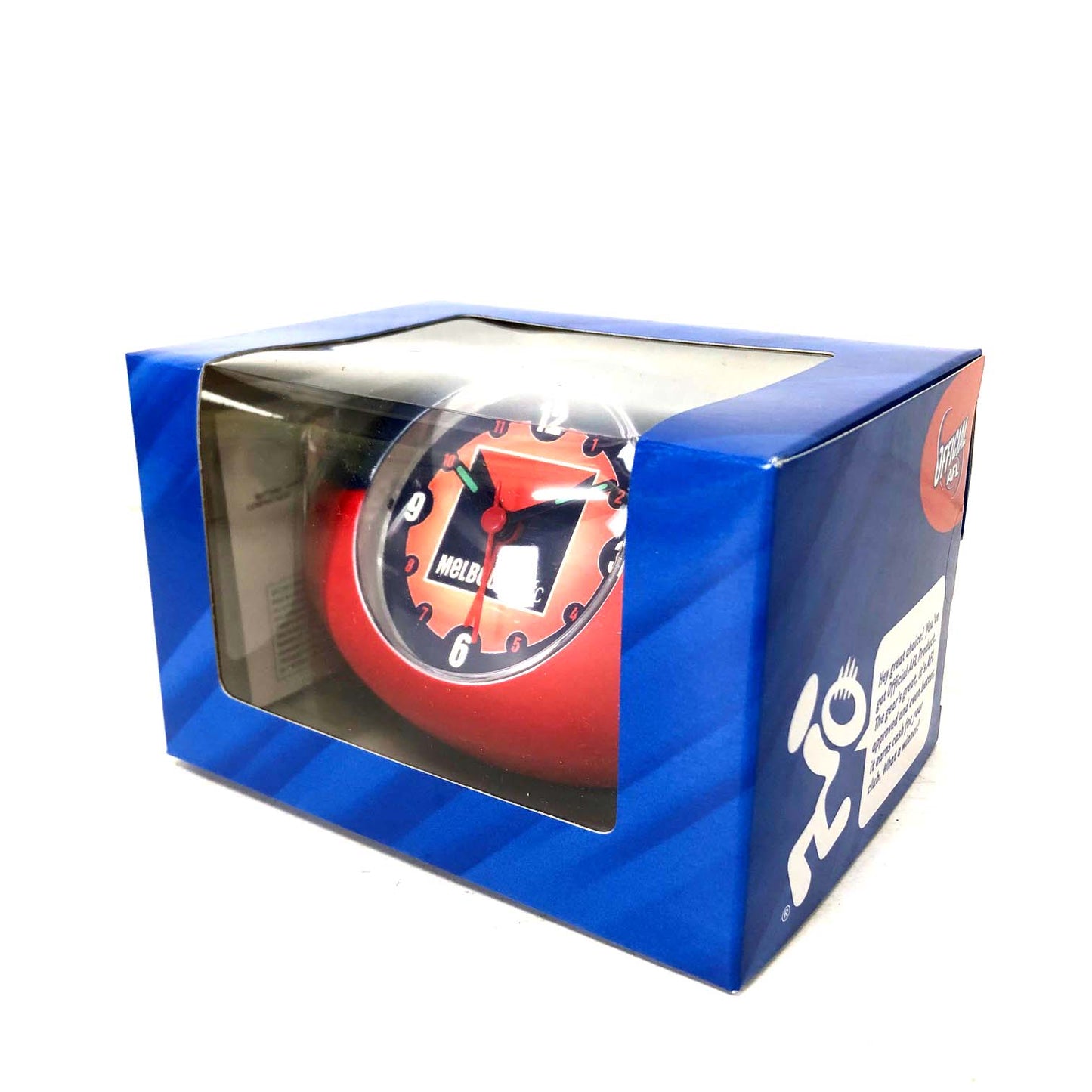 Official AFL Footy Novelty Football Alarm Clock Melbourne Demons