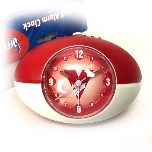 Official AFL Footy Novelty Football Alarm Clock Sydney Swans