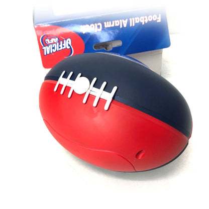 Official AFL Footy Novelty Football Alarm Clock Melbourne Demons