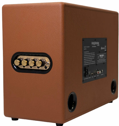 HolySmoke The Gordon Retro Bluetooth Lounge Speaker 100w - Gold Brown
