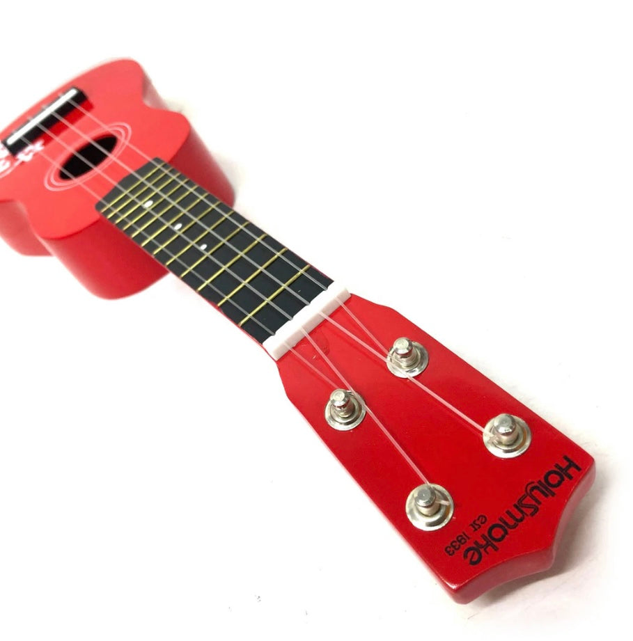 Holysmoke Red Aloha Beginner Kids Ukulele 21” 12 frets 4 Strings