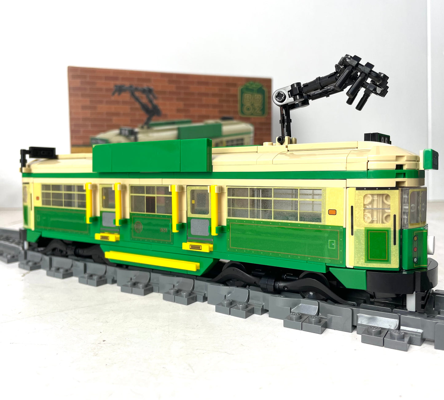 Best Brick Australia Melbourne W-Class Tram Building Block Toy Model