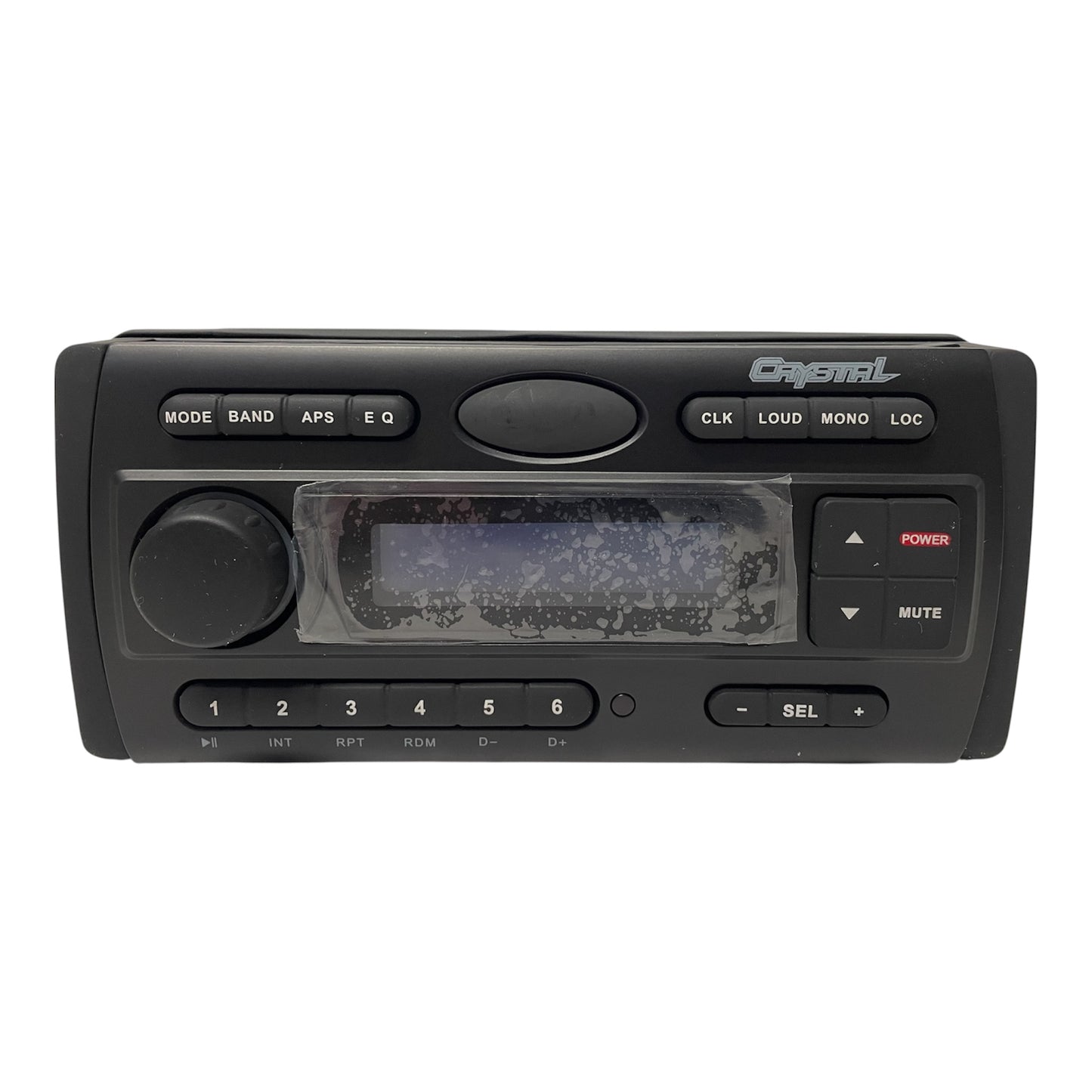 CrystalCrystal CR450 Heavy Duty Head Unit – Dust resistant CD Player Radio Audio Farm Construction
