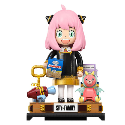 Spy X Family  31cm Anya Forger Face Changing Building Block Figure by Kalos
