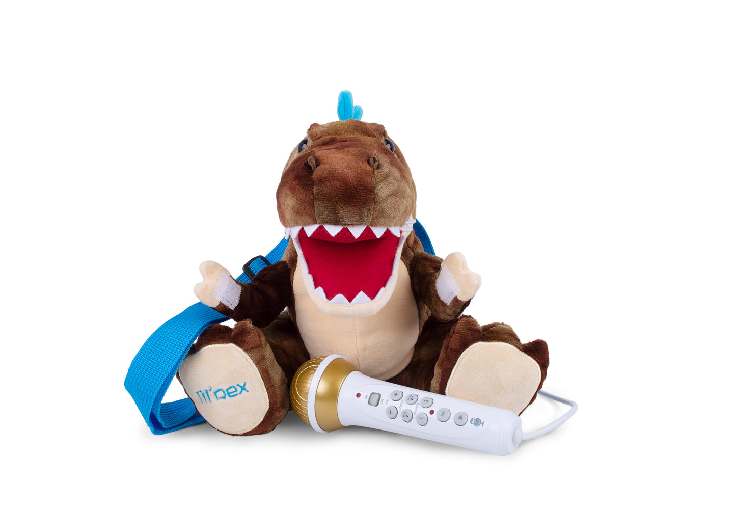 Singing Machine Lil Rex Karaoke Sing along Dinosaur Doll Plushy
