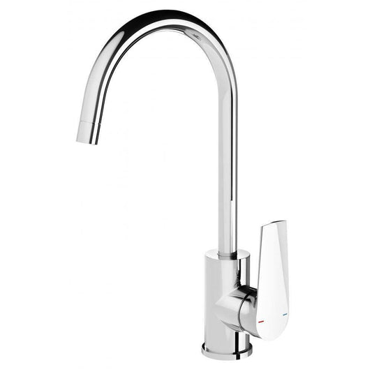 Phoenix Tapware Arlo Kitchen Sink Mixer Tap Sidelever Gooseneck 200mm